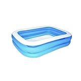 Bestway 54005 - Planschbecken 201x150x51cm Blue Rectangular Family Pool