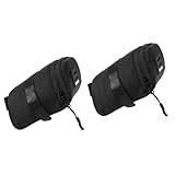 ifundom 2 Stück Fahrrad Hecktasche Satteltasche Fahrrad Rennrad-satteltasche Fahrradtasche Fahrradsitz Wetterfest Falten Zubehör Kissen Fahrradträger Für Die Rückseite des Fahrrads Nylon