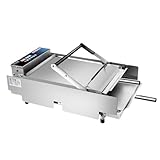 GZPKJ Hamburger-Grill-Maker, Kommerzieller Hamburger-Bäcker Aus Edelstahl, Temperaturregelung 50 °C Bis 300 °C, Zeit 0–3 Minuten, Smart Panel, Computersteuerung, Zum Erhitzen Von Brotscheiben Beim