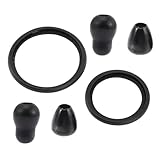 Anneome Stethoskop Ersatzteile mit Pe und Weichen Ohrstöpseln Vibrationsdämpfend Passend für Pädiatrische und Metallische Stethoskope Langlebiges Zubehör für Medizinisches Fachpersonal