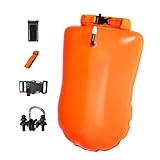 Schwimmring für freies Wasser | Aufblasbare Wasserblasen-Tasche für Wassersicherheit | Aufblasbare Sicherheitsausrüstung zum Schwimmen, Training, Boot, Tauchen, Strandsport und Kajak