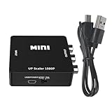 Adapter AV Video und Audio 1080p | Adapter für AV-Kabel | AV auf Komponentenkonverter | Composite Audio Video Kabel | Konverter von zu | zum ältesten TV-Adapter für die