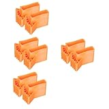 Angoily 4 Sätze Rutschfeste Leiterpads Leiterfußkappen Einziehbar Stabilisator Kleine Trittleiter Bettleiter Kleiner Schritt Steigleitung Leiterbeinkappen System Gummi Orange 2 Stück * 4
