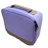CRSUSUKJ Kabel Organizer Tasche,Elektronische Tasche Organizer,Beamer Tasche, Tragbar Tasche für Mini Projektor,Projektortasche Kompatibel mit meisten Projektoren, für Projektoren und Zubehör. (lila)