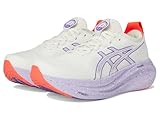 ASICS Gel-Nimbus 27 Tokyo Damen-Sneaker, Creme/Edo Purple, 38 EU