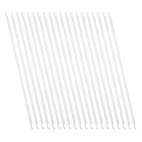 Beavorty 20 Stück Hängeregistratur Metallstangen mit Haken Hängeregistraturleisten aus Robustem Metall Hängende Aktenordner Aufbewahrung für Büro und Zuhause