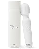 Fae Vibrator für Frauen - Kompakt & Leises Massagegerät und Wiederaufladbar - Sexspielzeug, sex spielzeug für die frau - Magic Wand mit 160 Vibrationskombinationen - Pure Serie, Whisper White