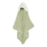Little Dutch TE50914034 Kapuzenhandtuch Frottee - Blueberry Leaves (100x100 cm)
