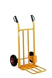 Bricoleva Sackkarre Transportwagen große Mengen pneumatische Räder max. Tragkraft 300 kg
