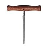 Professionelle Geigenreibahle Aus Stahl Holz Konstruktion Für Eine Effiziente Größenänderung Der Wirbellöcher Und Instrumentenwartung. Geigenwartungswerkzeug