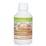 CatCup FloorWAX BIO Holzboden, Parkett, Laminat Pflege & Regeneration mit Bienenwachs. Naturprodukt ohne Chemie. Parkett Versiegelung. Ergiebig wie ein Konzentrat. (1 Stück)