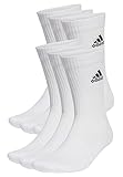 adidas 6 Paar SPW CREW 6p Tennissocken Sportspocken Unisex, Farbe:White, Socken & Strümpfe:43-45