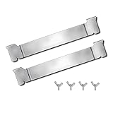 Ljmyy 2 praktische Edelstahl-Spatelhalter, tragbar, Grill-Werkzeug-Organizer für Grillgeschirr, 2 Stück