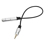 BUGUUYO Praktisches Audio übertragungskabel Klinkenbuchse Klinkenstecker Metallgehäuse Hohe Klangtreue Geringes Rauschen Kompatibel mit Audio geräten