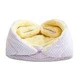 Generisch Winter-Katzenkissen, leicht, einfach zu bewegen, 46 x 42 cm, weiches Katzenbett, Plüsch-Haustierbett, leicht zu pflegen und reinigen, für Wohnzimmer, Schlafzimmer, Garage, Ruheschlaf