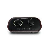 Focusrite Vocaster One – Podcast-Audio-Interface für Solo-Aufnahmen. Nutzen Sie Auto Gain, Enhance und Mute einfaches Podcasting. Kompakt, leicht mit Buspower-Stromversorgung