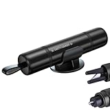 Teouuas 2 In 1 Gurtschneider Notfallhammer, Nothammer Auto mit Glasbrecher und Halterung, Sicherheitshammer Mini, Notfallhammer Auto für Autos, Busse und PKW, Emergency Rescue Tool (Schwarz)