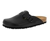 Lico Herren Bioline Clog Pantoletten, Schwarz, 44 EU