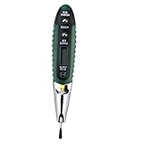 BUGUUYO digitaler Teststift Steckdosentester digital Spannungsprüfstift auto strom tester digital multimeter digitalmultimeter werkzeug LED-Spannungsprüfer Spannungsdetektor Plastik Green