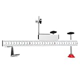 Wandnivellierer - Tragbares Nivellierlineal | Verstellbare Stützbasis mit Skala für den Bau von Holzarbeiten und Klempnerarbeiten