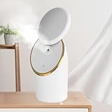 Gesichtsdampfer Gesichtssauna Nano Ionic Gesichtsdampfer, Mit Schminkspiegel Porenreiniger Gerät, Warmer Nebel Gesichtsdampfer Gesicht Heim-Sauna SPA Gesichts-Befeuchter Gesichtszerstäuber Facial Nano