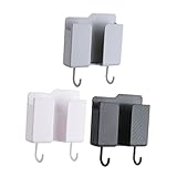 UKCOCO 3st Aufbewahrungskiste Autotelefonhalter Wandspeicher-organizer Wandmontierter Media-organizer Telefonhalterclip Telefonständer Für Schreibtisch Stifthalter Für Die Wand Griff Abs