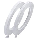 YISUMEI 2 Rollen Doppelseitiges Klebeband Set Starke Klebeband Selbstklebeband für Büro DIY Handwerk, Jede Rolle 25 Meter lang, Breite 6/9mm