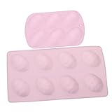 PRETYZOOM 2 Stk Eierkuchenform verstellbare Kuchenform Kuchengericht kuchenbackform ostern silikonform Form zur Herstellung von Osterdesserts Silikon-Backform für Ostern Kieselgel Lavender