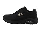 Supremo - Kappa Damen 15K0032001 Sneaker, Black, 39 EU