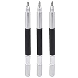 ANKROYU 3 Stück Anreißnadel mit Wolframkarbidspitze, Glasritzwerkzeug, Gravurstift, Gravur-Ätzstift, Aluminium-Magnet-Karbid-Ätzstift für Glaskeramikfliesen