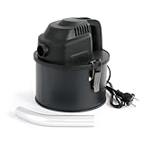 Wiltec Aschesauger 600 W, tragbarer Aschestaubsauger 4 l Fassungsvermögen, Staubsauger für Asche mit HEPA-Filter, effizienter Kaminsauger
