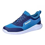 Kempa Kourtfly Junior Sport-Schuhe, blau/weiß, 34 EU