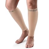 CAMBIVO Wadenbandage, Waden Kompression 1 Paar，Kompressionsstrümpfe Damen Herrn, Stützstrümpfe für Sport, Fussball, Laufen,Schwellung, Erholung