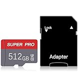 512GB Micro SD Card Class 10 Memory Card Micro SD Memory Cards with Adapter for Camera, Phone,Computer,Tachograph,Tablet,Drone