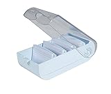 Exacompta 5339623D Lernkartei Bunnybox DIN A8 quer inklusive 100 Karteikarten. Karteikartenbox zum einfachen Vokabeln lernen dank 5-Fächer-Lernsystem für 600 Karteikarten 1 Stück Zufallsfarbe