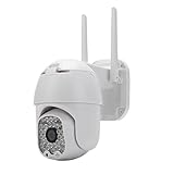 Shanrya Drahtlose Kamera DC12V 2A 5W Fernbedienungskamera IP65 Wasserdichter Drehbarer Winkel für den Heimgebrauch (2MP)