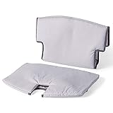 Geuther 4740 Sitzverkleinerer für Hochstuhl Syt Hochstuhlauflage für Neugeborene Bezug aus 100% Baumwolle gefüllt mit weichem & hygienischem Polyester waschbar bei 40 Grad Sprinkled grey