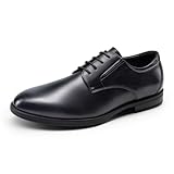 Bruno Marc Herren Anzugschuhe Klassische Schnürhalbschuhe ins Büro,Size 44.5,Schwarz,BMUMOX2522