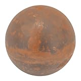 UNUS Gartenkugel aus Metall, Ø 30 cm dekorative Kugel in Edelrost-Optik für Garten, Beete und Terrasse