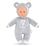 Corolle 9000100610 Puppe Sweetheart, Koala, Weichkörperpuppe mit Kapuze, Namensetikett, Vanilleduft, 30cm, ab 9 Monate