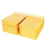 Kleine gepolsterte Umschläge, selbstverschließend, Kraftpapier-Luftpolsterumschläge (250 x 300 mm), 100 Stück