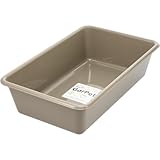 GarPet Katzenklo in 5 Größen Katzentoilette ohne Deckel Katzen WC Schalentoilette Klo grau eckig hygenisch S (39x24x11)