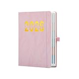 Tagesplaner 2026, wöchentliches Monats-Notizbuch, 21,6 x 14,5 x 2,9 cm, reibungsloses Schreiben mit Tabs, Termin-Organizer, Papierplaner mit robusten Seiten, Planungsausrüstung für Schüler