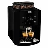 Krups Kaffeevollautomat Arabica Picto Quatrro Force EA8110, Schwarz