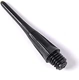 WIN.MAX 1000 Dartspitzen, 2BA Schwarz softdart Spitzen, Dart Spitzen Plastik, Dartpfeile Spitzen, Geschenk: Dartpfeile Werkzeug und Tasche (1000 PCS)