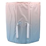 Tragbare Badewanne, Duschkabine, Runde Camping-Badewanne für Erwachsene (Blue)