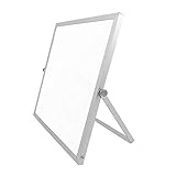 Magnetisches Whiteboard, trocken abwischbar, zum Zeichnen, Schreiben, Löschen, für Zuhause, Büro, 25 x 25 cm