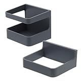 TOYANDONA Schirmaufbewahrungsregal mit Einfacher Montage und Wasserablauf Wandmontage für Küche Bad und Büro aus PP Material