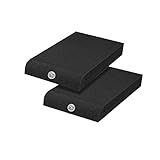 Infitronic - INSMA1730-2er-Pack Studio Monitor Absorberplatte Isolationspads schaumstoffe schwarz (170x300mm)