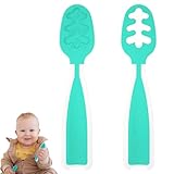 Lernlöffel, Babylöffel, 2 Stück Fütterlöffel, Esslernlöffel, Baby Löffel, Baby Lernlöffel, Esslernlöffel Baby, Lernlöffel für Baby, Lernlöffel Baby Löffel, Starter Breilöffel Set für Baby ab 6 Monate